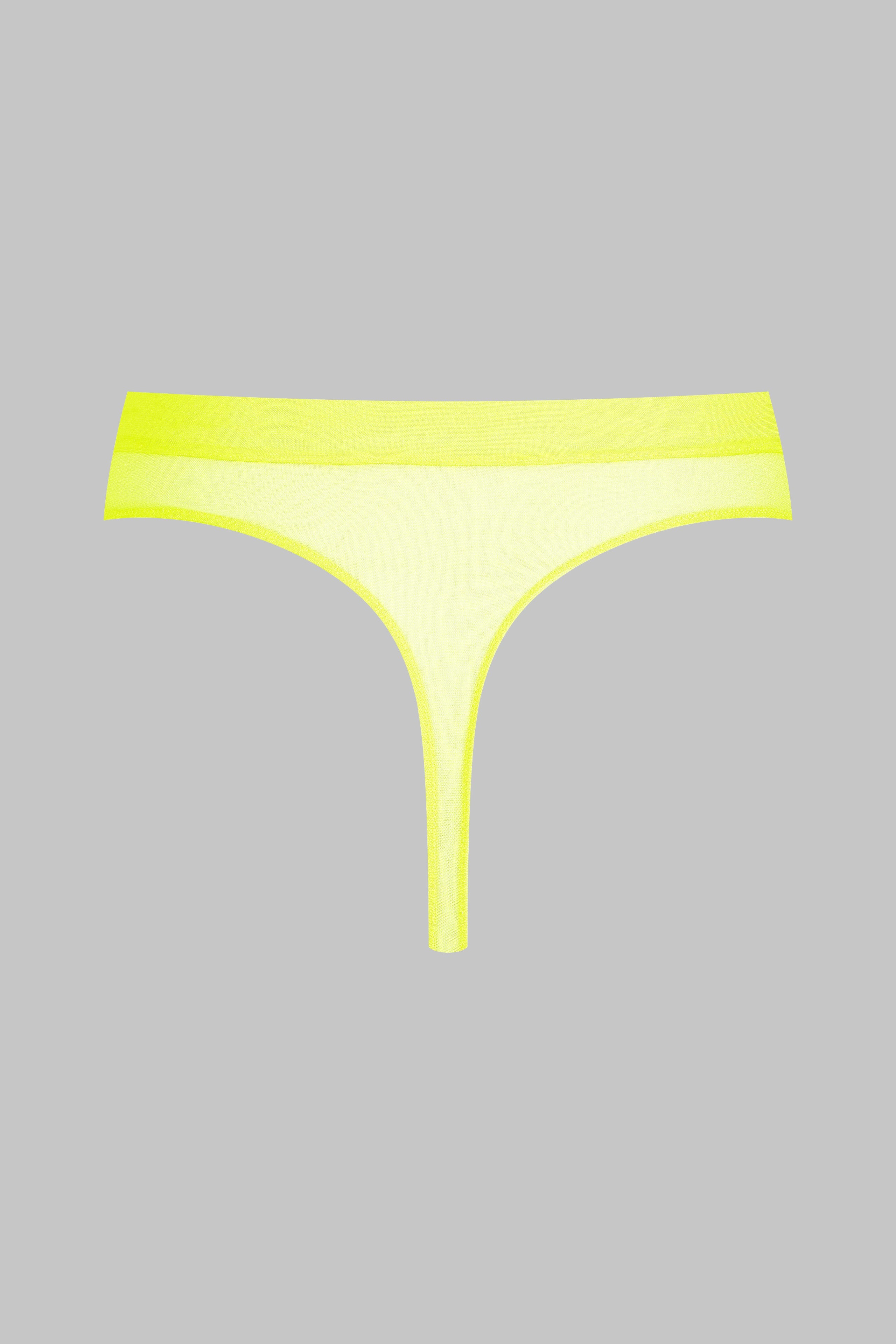 High-waist Thong - Corps à Corps Neon