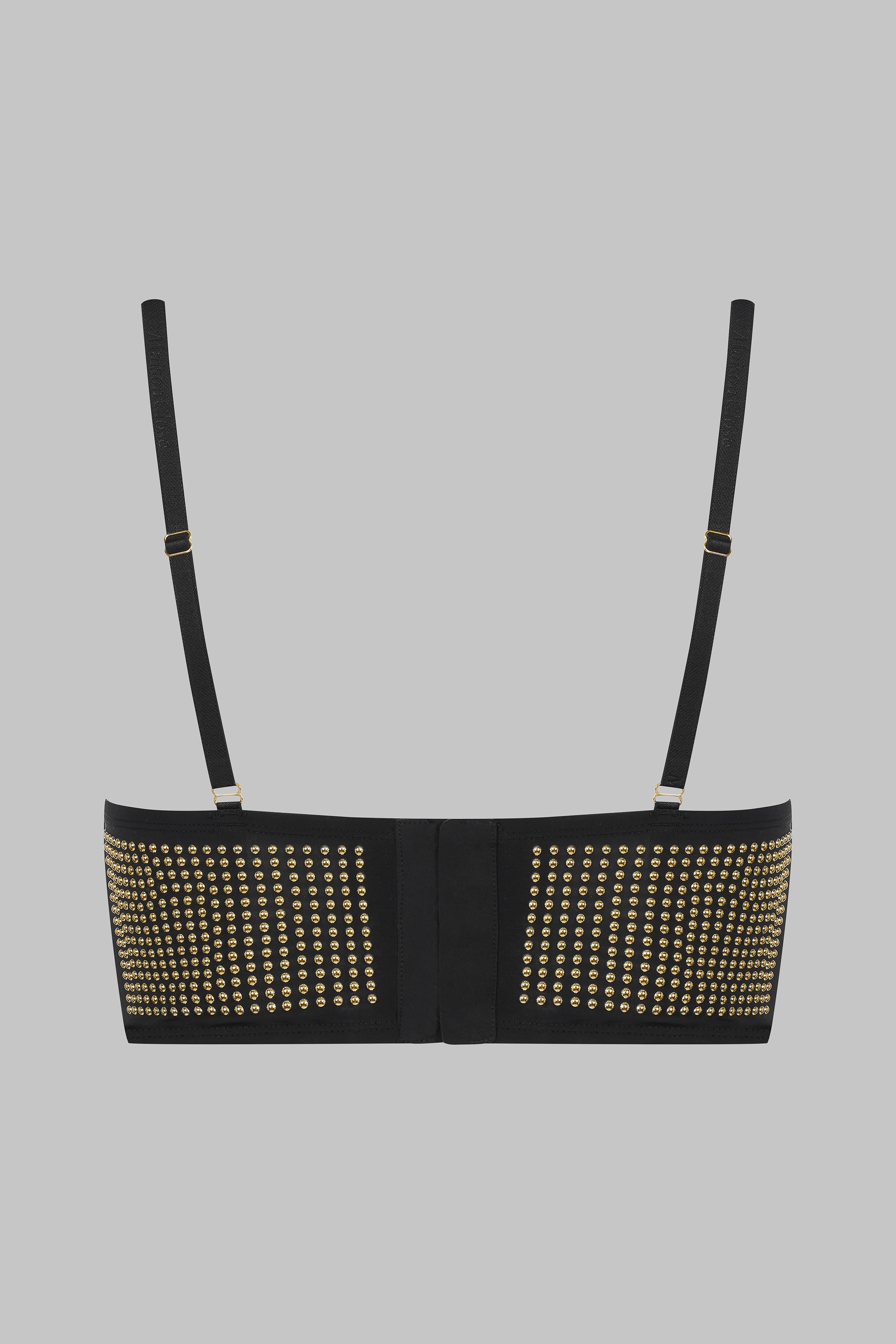 Studded bustier bra
