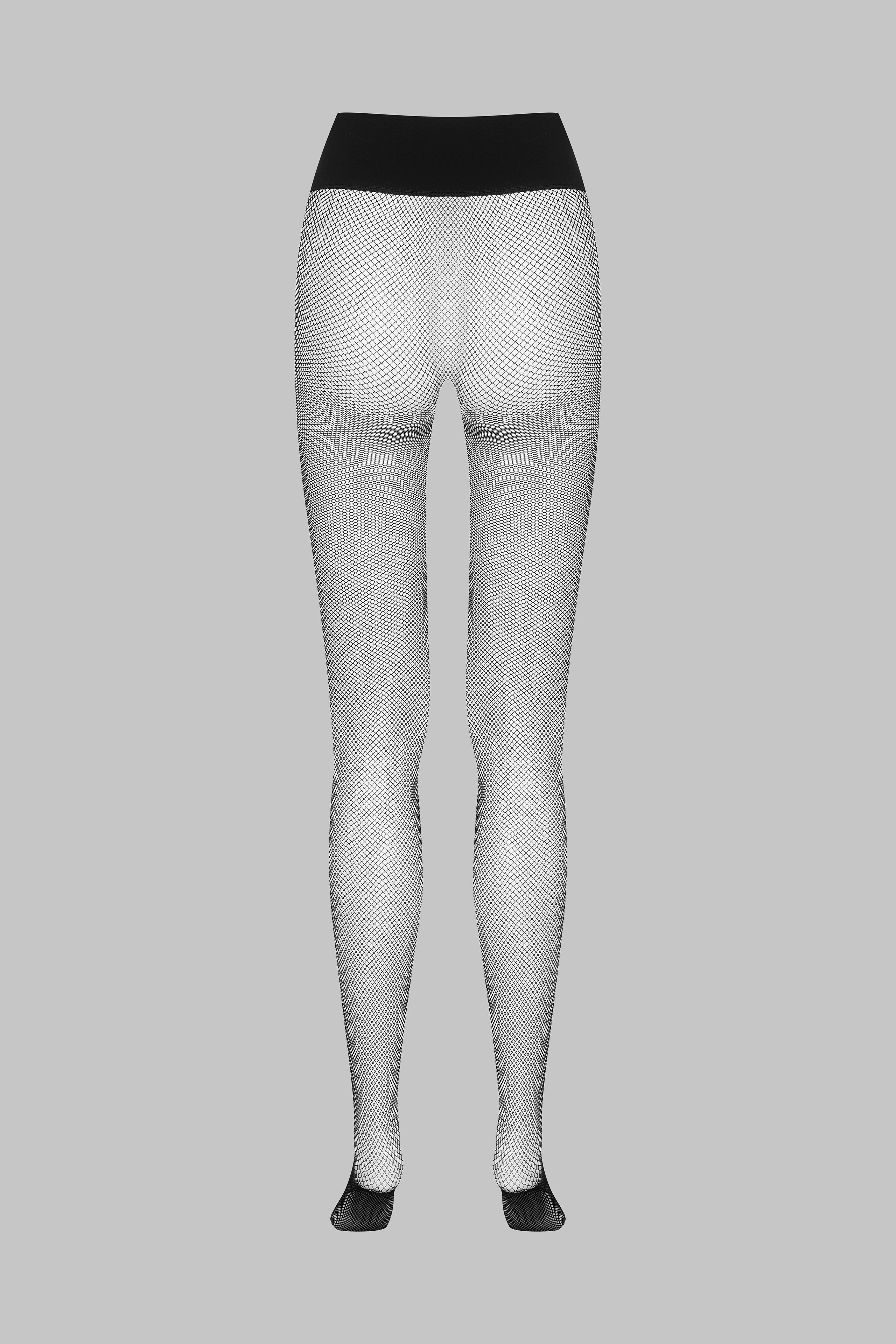 Tights Seamless Fishnet - Black - LEGWEAR