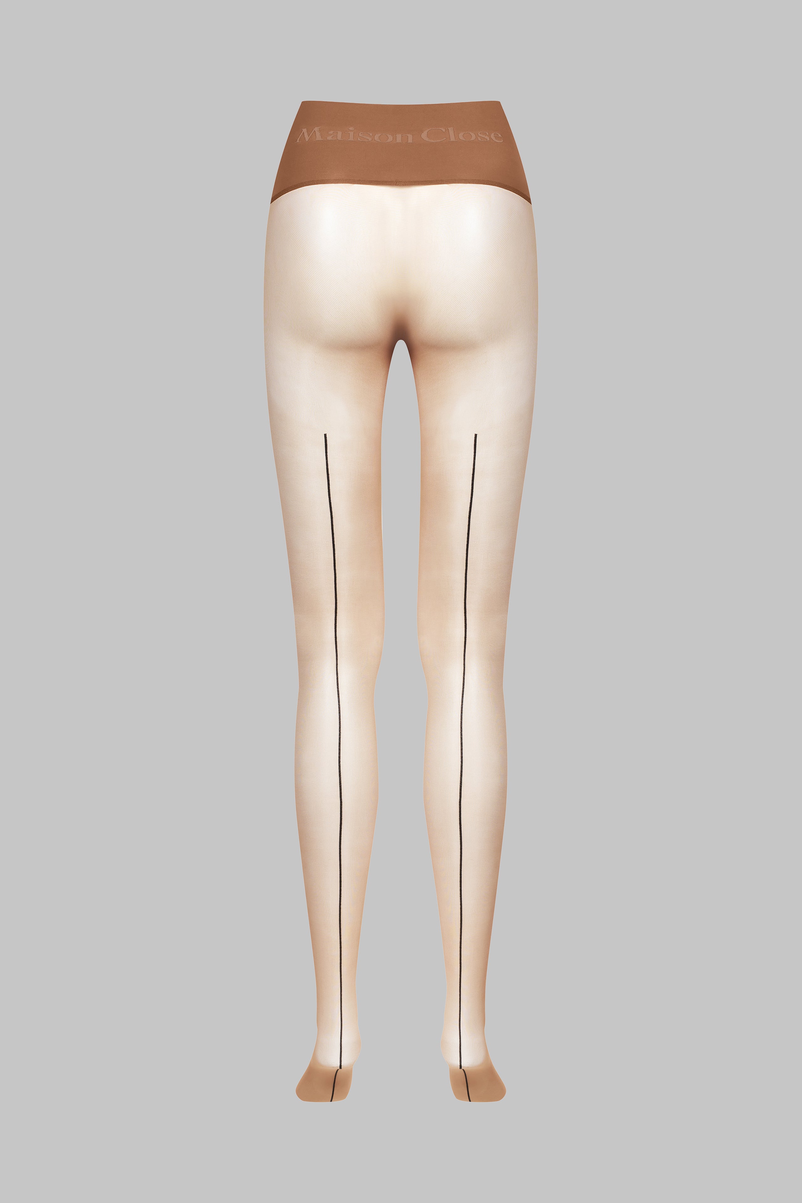 Signature Back Seam Seamless Tights - 20D - Sun Nude - LEGWEAR
