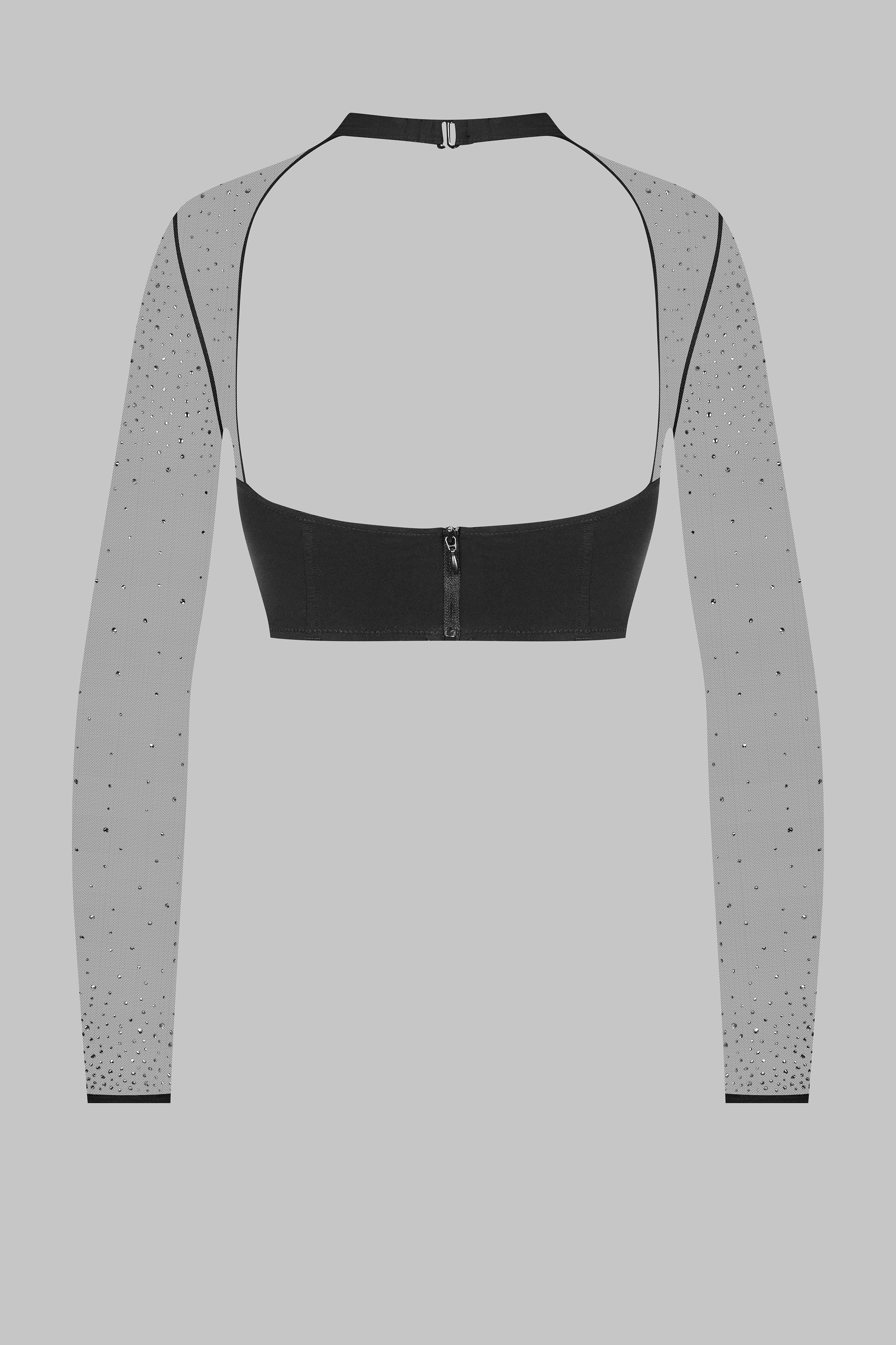 Long Sleeves Top With Strass - 24 Secret Days