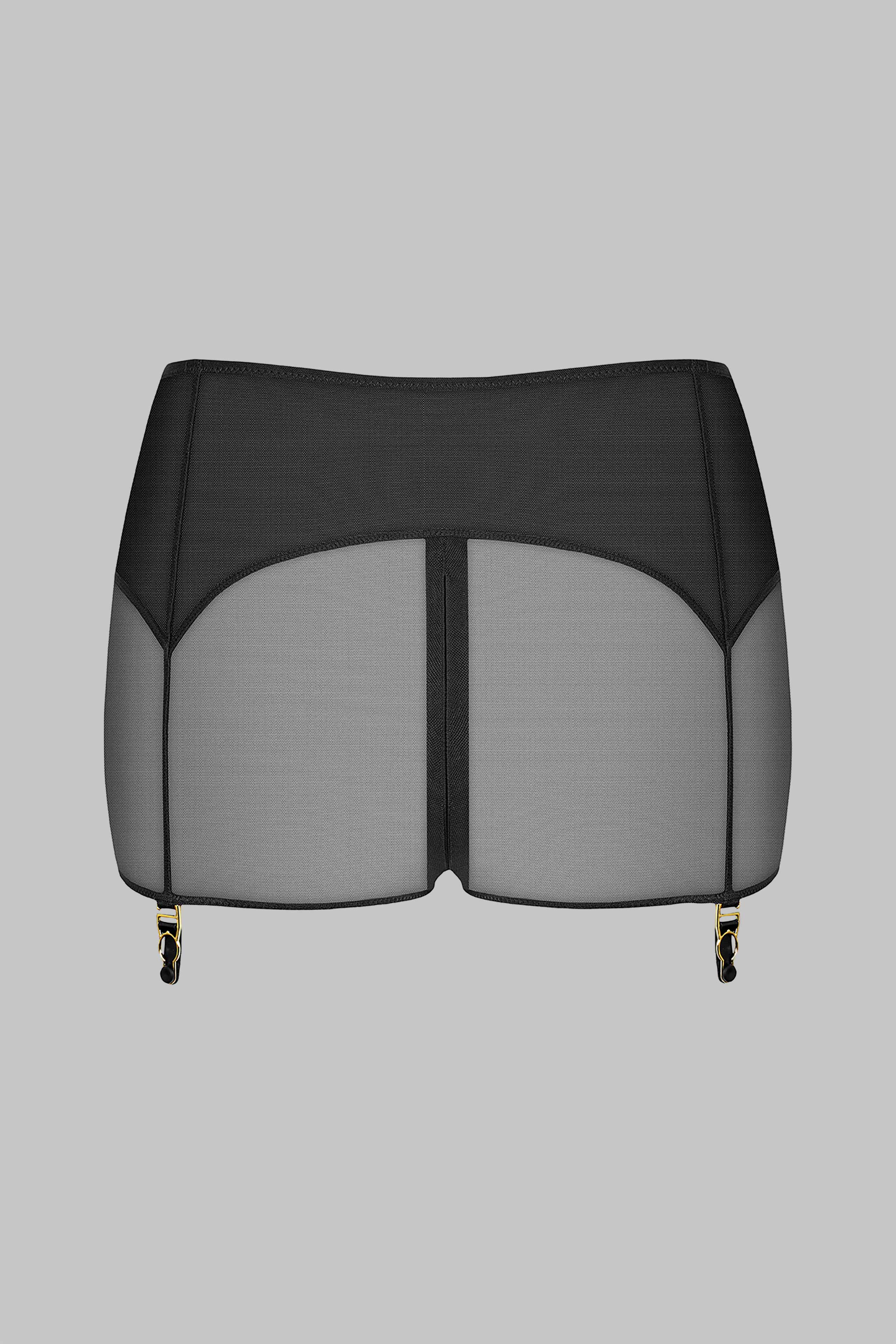 Shorty with Zip and Suspenders - L&