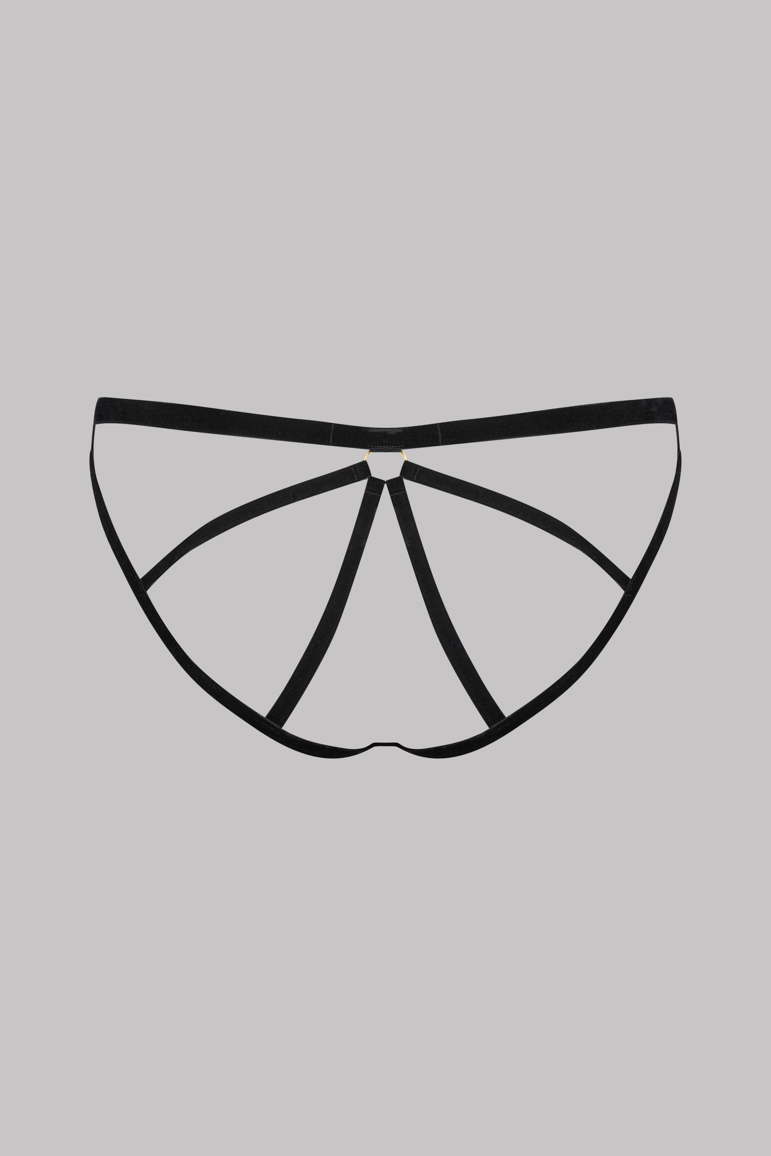 Velvet Open Panty - Les Fétiches