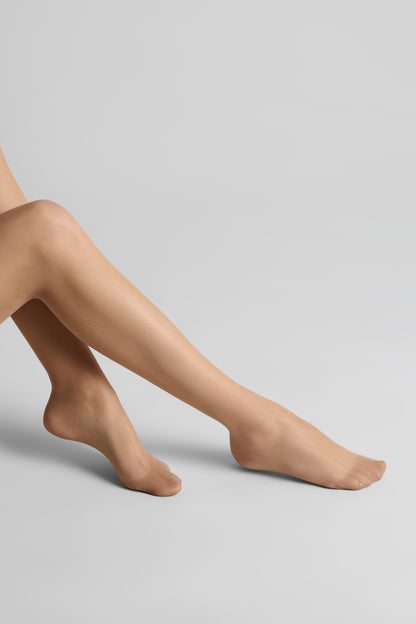 Cut and curled sheer stockings - 20D - LEGWEAR