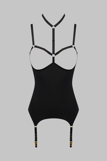 Open Garter Bodysuit - Tapage Nocturne