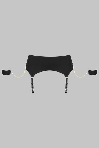 Garter Belt with Handcuffs and Jewelry - Tapage Nocturne