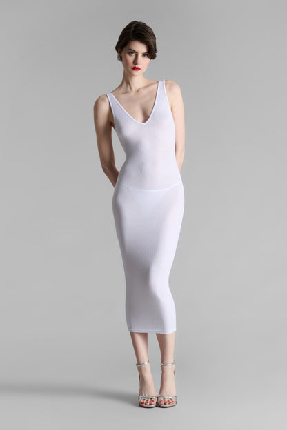 Naked back dress - La Femme Amazone