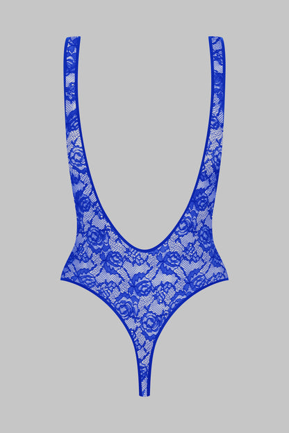 Backless thong bodysuit - Flashback Néon