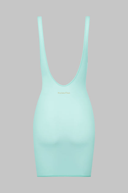 Short Backless Dress - Double Sens Pastel