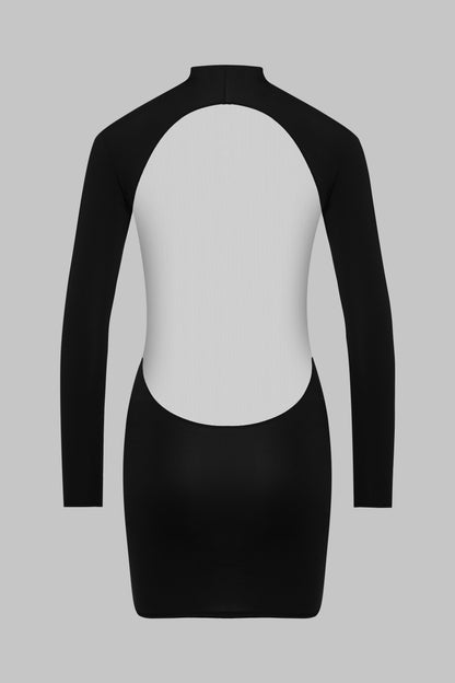 Minuit Long Sleeve Dress - Pure Tentation