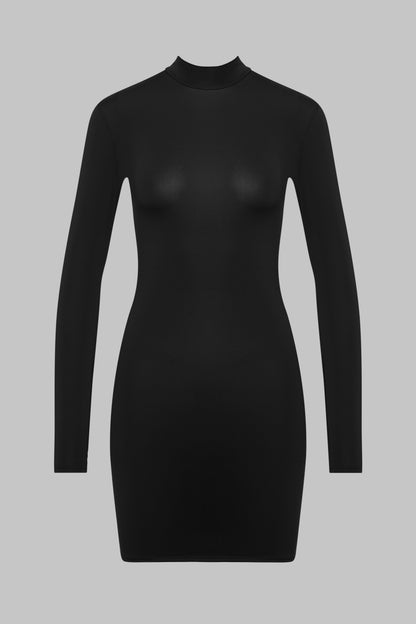 Minuit Long Sleeve Dress - Pure Tentation