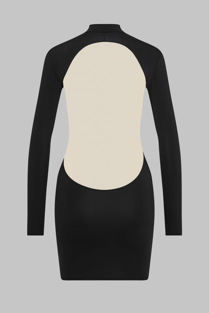 Minuit Long Sleeve Dress - Pure Tentation