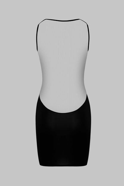 Minuit V-Neck Dress - Pure Tentation