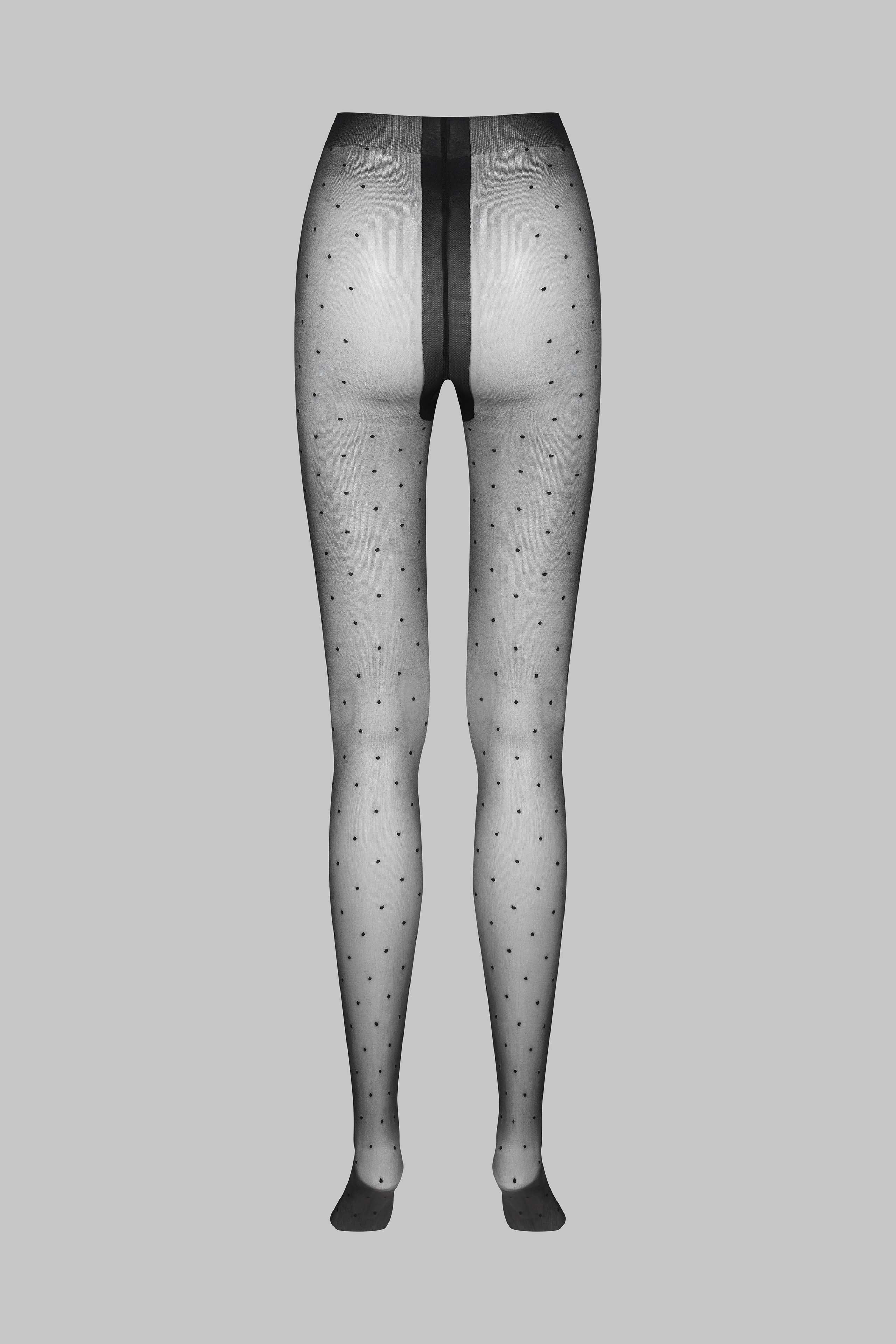 Plumetis glossy tights - 15D - Les Coquetteries