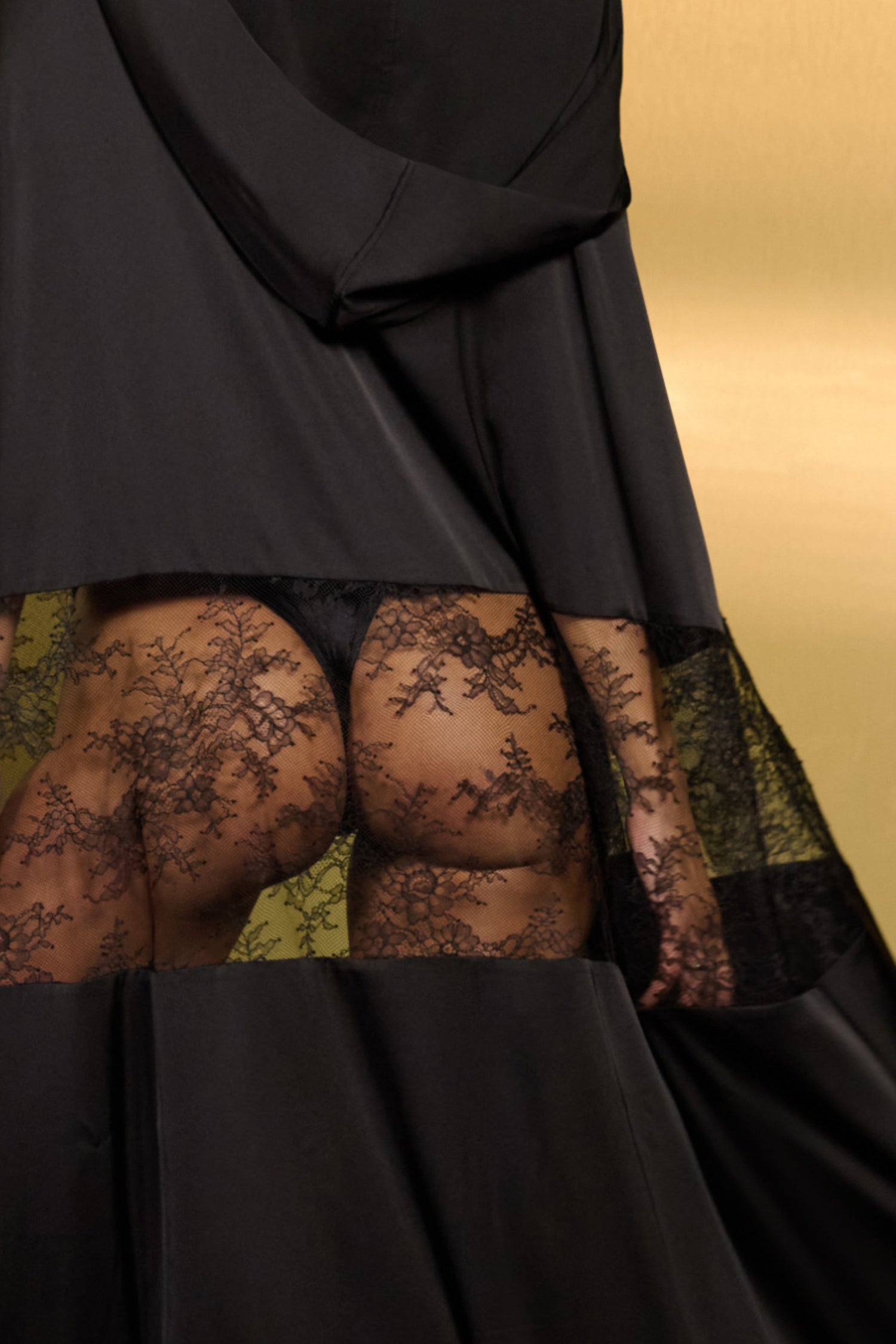 Lace cape with a view 