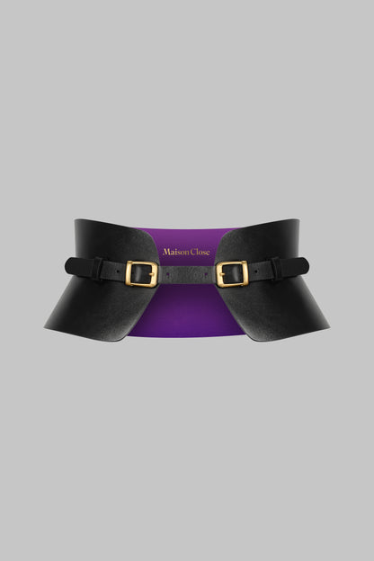 Leather corset belt - L&