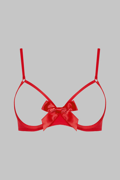Cupless bra with bow - Le Petit Secret