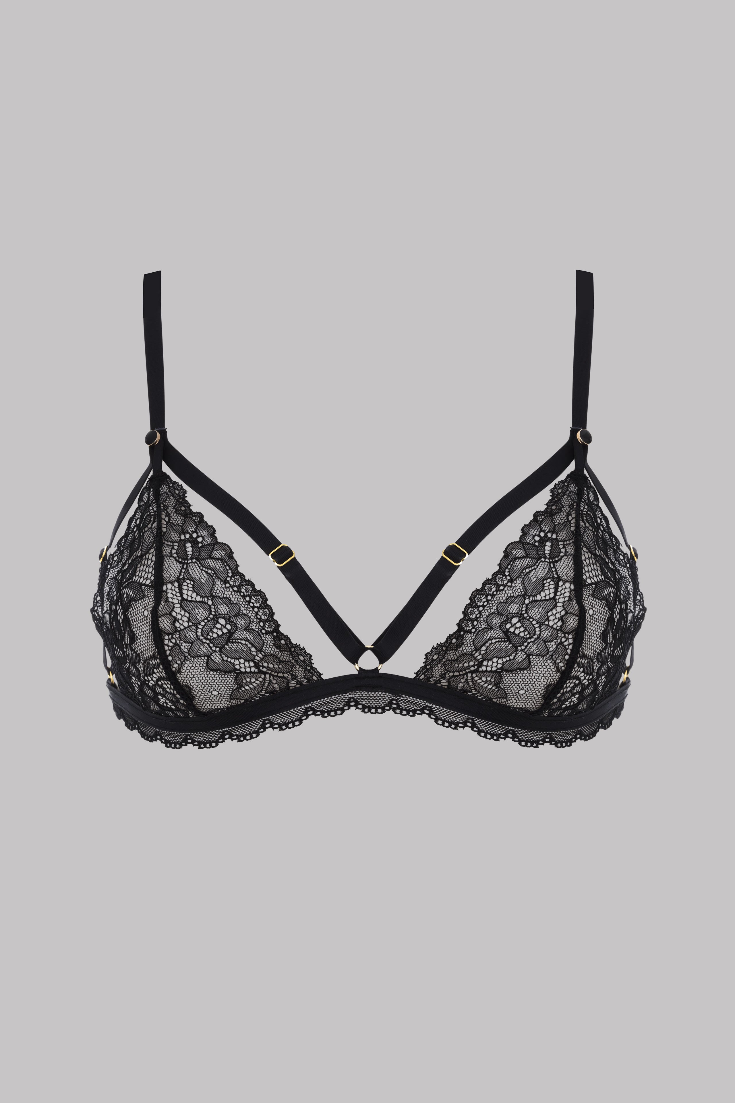 Openable triangle bra - Le Petit Secret Dentelle