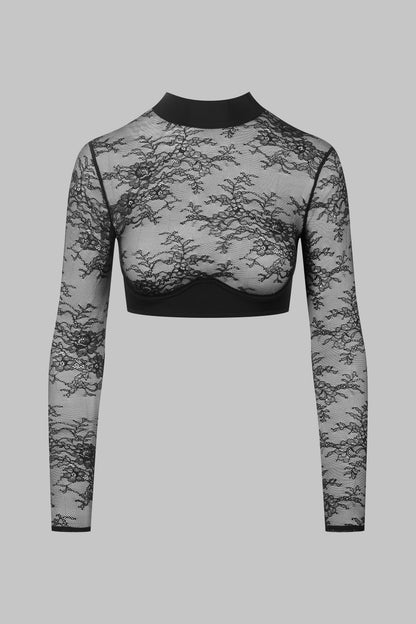 Lace bustier top 