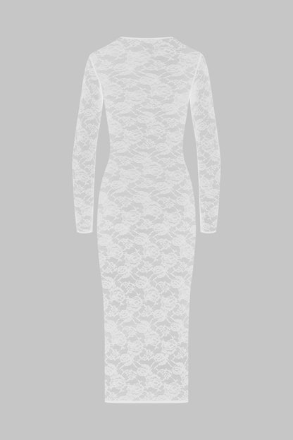 Long sleeve midi dress - Flashback