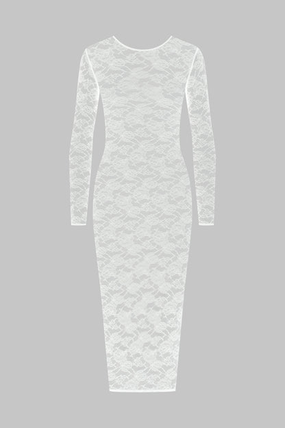 Long sleeve midi dress - Flashback