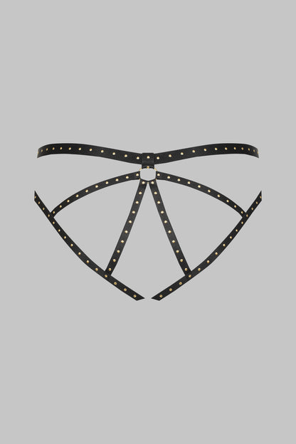 Studded open panty 