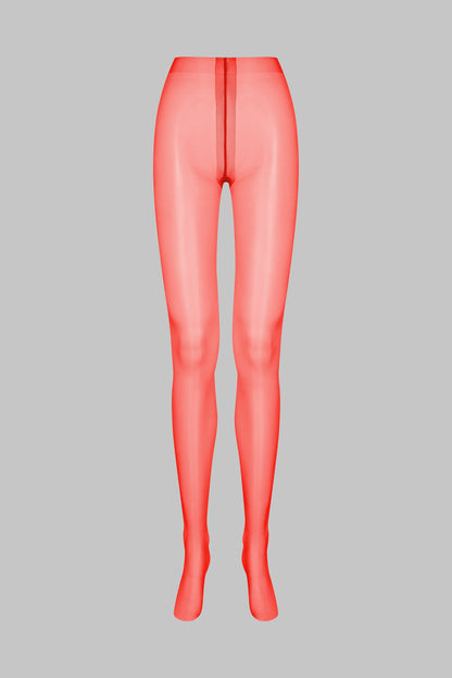 Glossy tights - 10D - Red - LEGWEAR