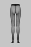 Signature Back Seam Fishnet Illusion Tights - 25D - LEGWEAR