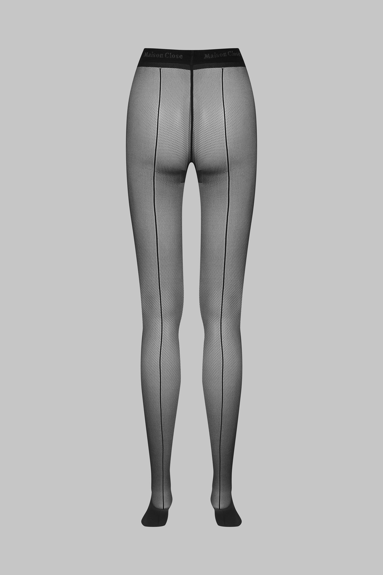 Signature Back Seam Fishnet Illusion Tights - 25D - LEGWEAR