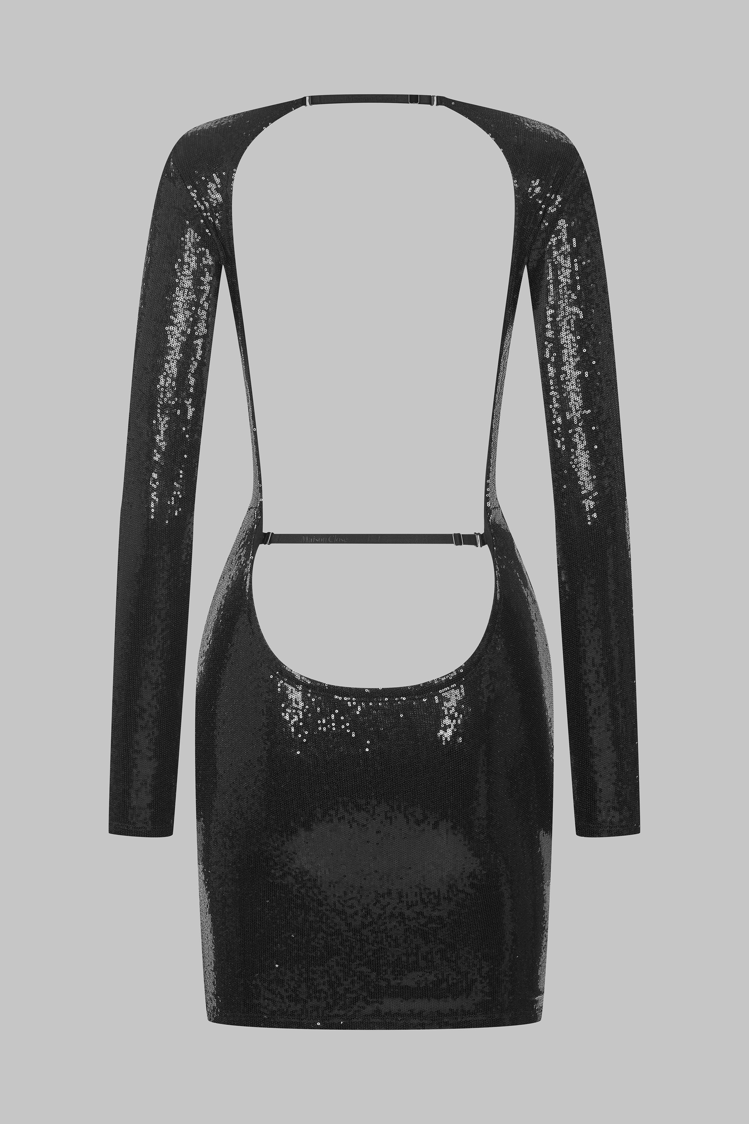 Sequins open back short dress - 24 Secret Days