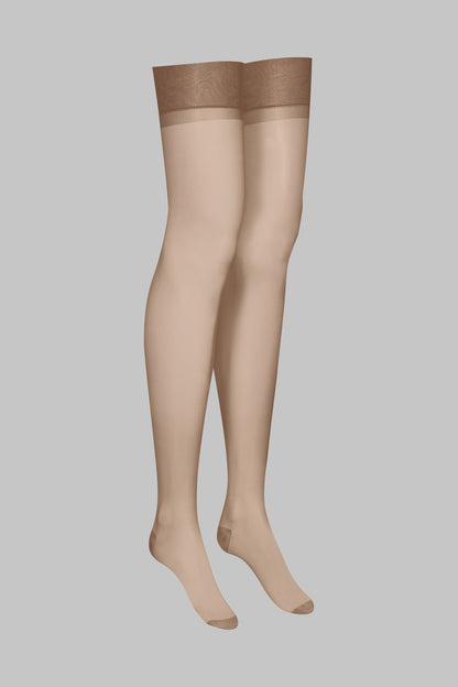 Nylon stockings - 15D - Brown - LEGWEAR