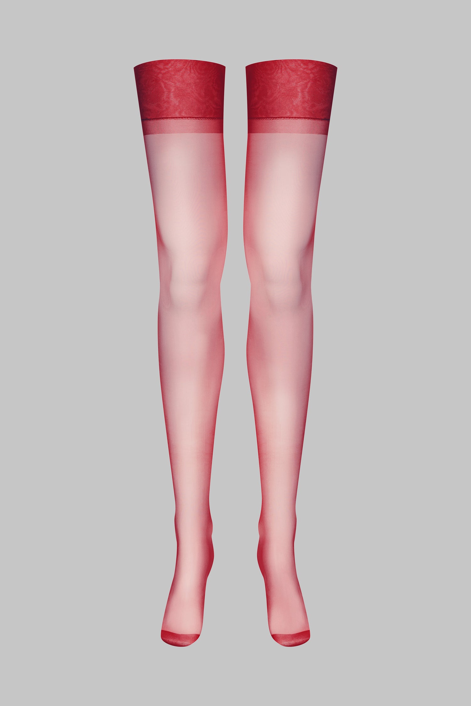 Nylon stockings 15D - Burgundy - LEGWEAR