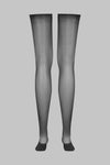 Cut and curled sheer stockings - 20D - Les Coquetteries