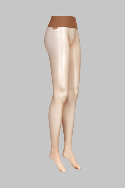 Signature Back Seam Seamless Tights - 20D - Sun Nude - LEGWEAR