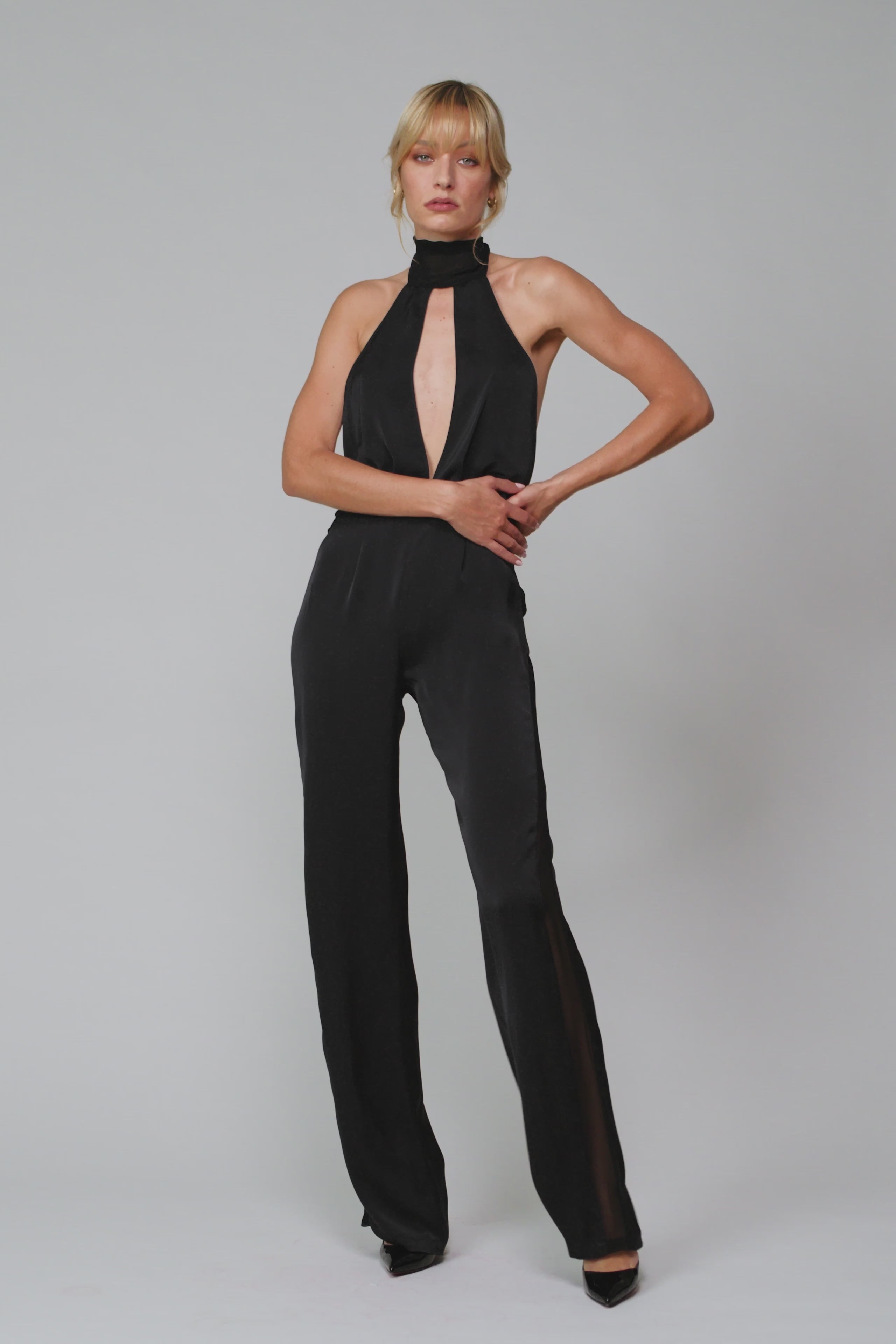 010 Backless jumpsuit - Le Vestiaire