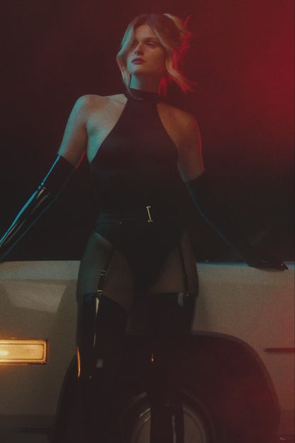 American neckline thong bodysuit - French Kiss