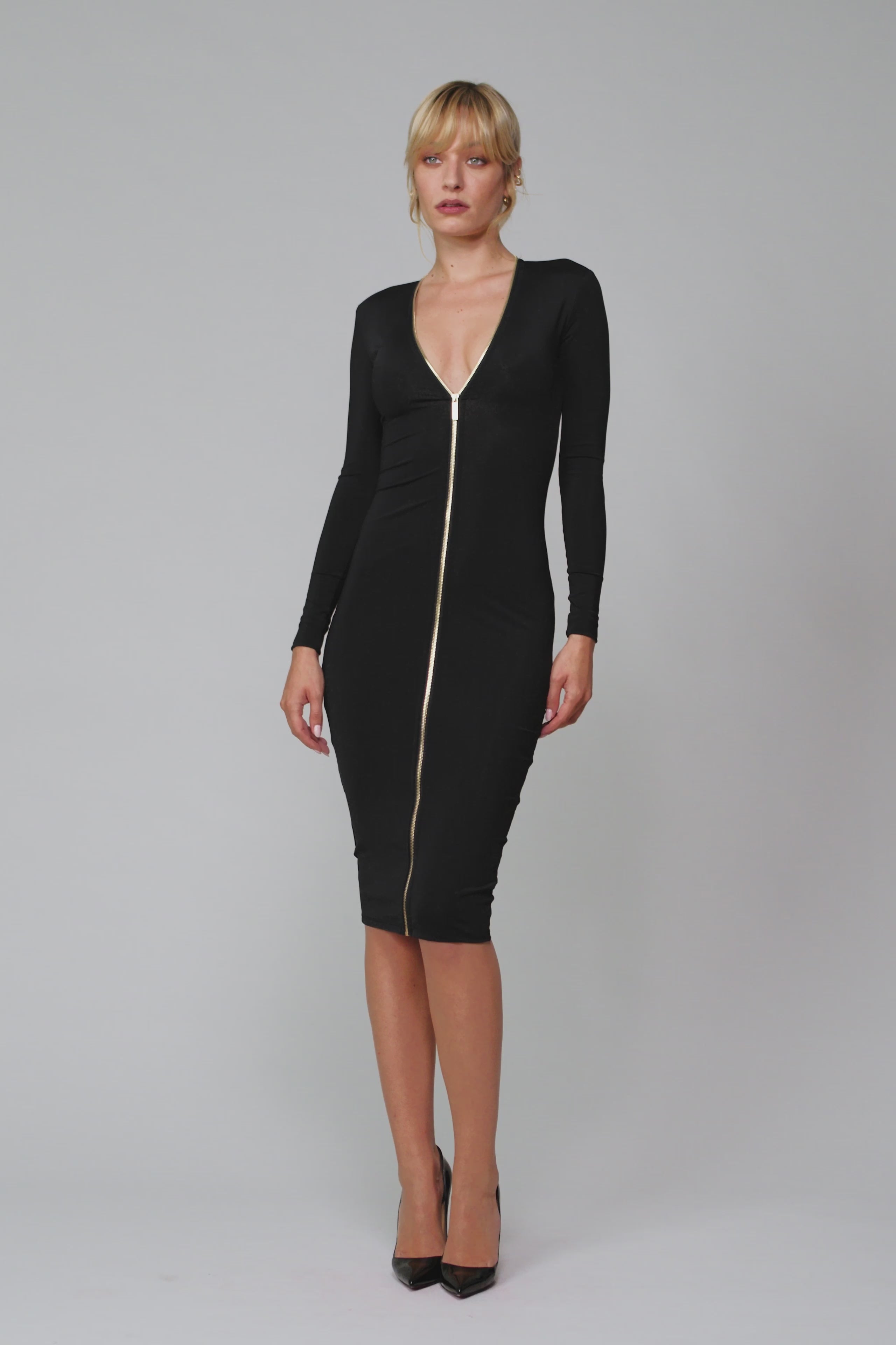 021 Zip-up dress - Le Vestiaire