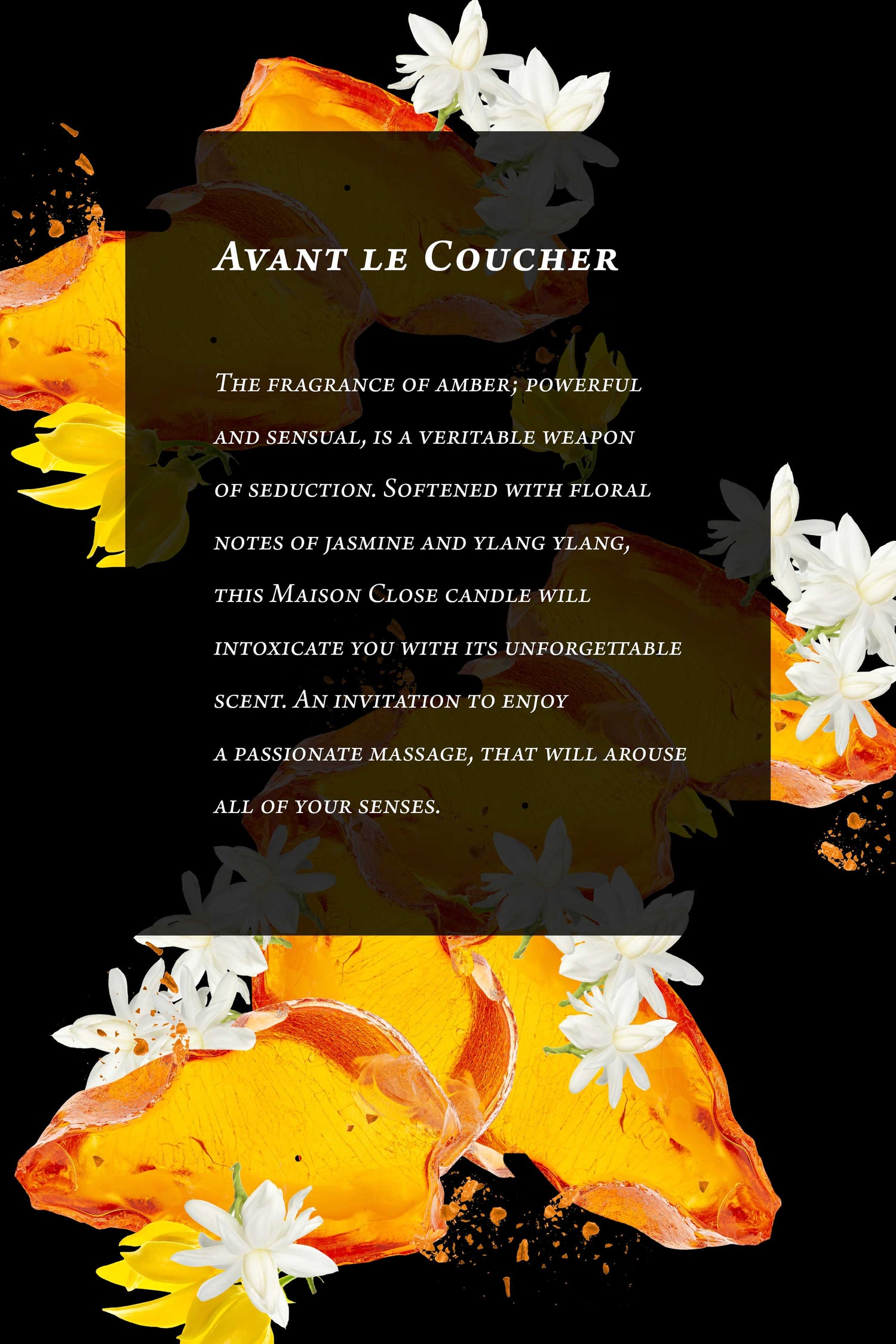 Massage Candle - Avant le Coucher - Amber Blossom