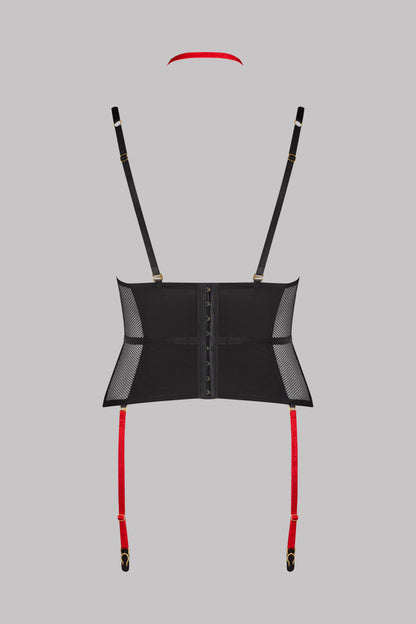 Waist cincher with harness &amp; suspenders - Sacré Cœur